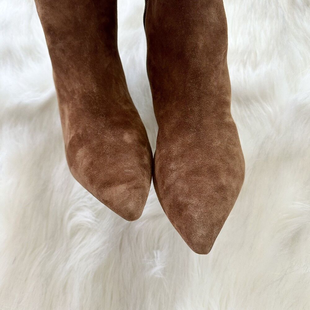 Steve Madden Forrest Women’s Brown Suede Pointed Toe Knee High Boots Size 8.5 - Picture 6 of 8